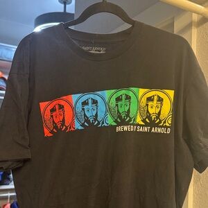 Brewed by Saint Arnold Multicolor Graphic Tee